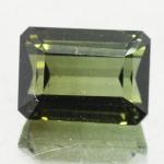 gemstone: กรีนทัวมาลีน-Green Tourmaline size: 8.7x6.3x5.5 carat: 2.76Ct.