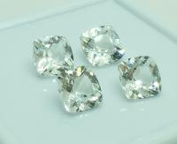 White Topaz  พลอยขาว ไวท์โทพาส  เพชรแท้ พลอยแท้ พลอยเสริมดวง สีขาว ดูดวง ราศี เมษ ของขวัญวันเกิด แก้ชง เสริมการเงิน ใบเซอร์ ไลลา