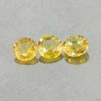 gemstone: บุษราคัม-Yellow Sapphire size: 6.0x6.0 carat: 2.84Ct.
