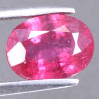 gemstone: ทับทิม-Ruby size: 9.1x6.9x3.9  carat: 2.12Ct.