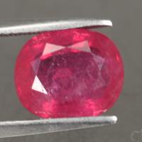 gemstone: ทับทิม-Ruby size: 10.0x8.3x4.4 carat: 3.87Ct.