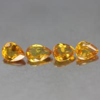 gemstone: บุษราคัม-Yellow Sapphire size: 5.0-5.5 x 4.0 carat: 1.85Ct.
