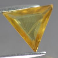 gemstone: บุษราคัม-Yellow Sapphire size: 8.4x8.4 carat: 1.25Ct.