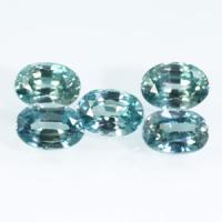 gemstone: เพทาย (Zircon) size: 7.0-7.5 x 5.0-5.5  carat: 7.15Ct.