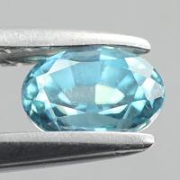 gemstone: เพทาย (Zircon) size: 6.0x4.2 carat: 0.95Ct.