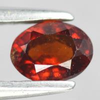 gemstone: โกเมน-Garnet size: 5.9x4.5x3.2 carat: 0.70Ct.