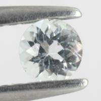 gemstone: อะคัวมารีน-Aquamarine size: 4.0x4.0 carat: 0.22Ct.
