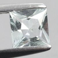 gemstone: อะคัวมารีน-Aquamarine size: 5.0x5.0 carat: 0.50Ct.