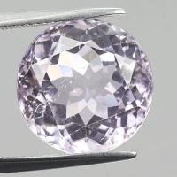 gemstone: คุนไซต์-Kunzite size: 13.6 x 13.6 carat: 11.38Ct.