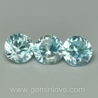 Blue Zircon พลอยเพทาย สีน้ำเงิน สีฟ้าเข้ม อัญมณีสีขาว แก้ชง ดูดวง เสริมดวง jewelry เครื่องประดับพลอยแท้ พลอยเสริมดวง ราศีธนู เพชร พลอยแท้ พลอยธรรมชาติ