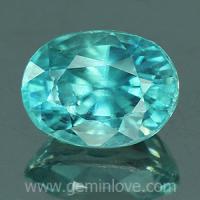 g1-594-13 Blue Zircon พลอยเพทาย