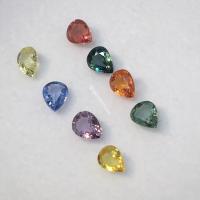 พลอยไพลิน พลอยทับทิม พลอยบุษราคัม พลอยมรกต พลอยซัฟไฟร์ sapphire blue green orange  pink พลอยแท้ เผาเก่า มีใบเซอร์ พลอยเสริมราศี