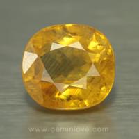 yellow sapphire พลอยบุษราคัม g1-724-1