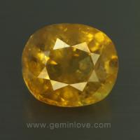 yellow sapphire พลอยบุษราคัม g1-724-7