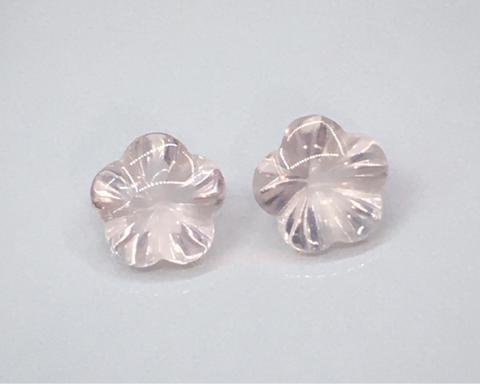 rose quartz ควอทซ์สีกุหลาบ อัญมณีสีชมพู หินมงคล เสริมดวงความรัก หินโชคลาภ ต่างหู พลอยดิบ โรสควอทซ์ อัญมณีแก้ชง