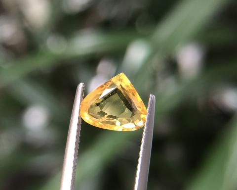yellow sapphire พลอยบุษราคัมบางกะจะ พลอยจันทบุรี เสริมดวง ดูดวง แก้ชง แหวน พลอยแท้ราคาโรงงาน พลอยสีเหลือง บุษย์น้ำเพชร พลอยดิบ geminlove