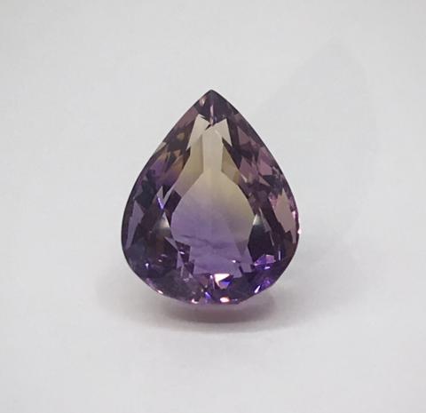 พลอยอะเมทริน สีม่วง ทอง ametrine พลอยแท้ อะเมทิสต์ amethyst เสริมดวง เสริมราศี พลอยแท้ ราคาถูก มีใบเซอร์ จี้พลอย ทรงหยดน้ำ เจมส์อินเลิฟ