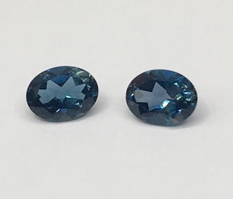 London Blue Topaz สีน้ำเงิน อัญมณี วันศุกร์ พลอย เสริมราศี วันเกิด เสริมดวง ดูดวง ต่างหู บลูโทแพส โทพาส หัวแหวน จึ้ พลอยไพลิน ring earring bracelet