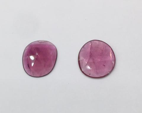 g1-786-2 Tourmaline พลอยทัวมาลีน pink Tourmaline ต่างหู แหวนพลอย วันอังคาร อัญมณี เสริมดวง พลอยทัวมาลีนสีชมพู พลอยทรงเหลี่ยม พลอยดิบ พลอยแท้ ราคาโรงงาน มีใบรับรอง