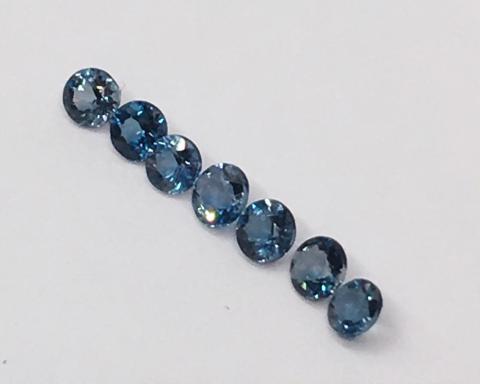 London Blue Topaz สีน้ำเงิน อัญมณี วันศุกร์ พลอย เสริมราศี วันเกิด เสริมดวง ดูดวง ต่างหู บลูโทแพส โทพาส หัวแหวน จึ้ พลอยไพลิน ring earring bracelet