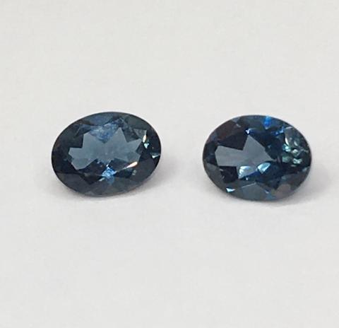 London Blue Topaz สีน้ำเงิน อัญมณี วันศุกร์ พลอย เสริมราศี วันเกิด เสริมดวง ดูดวง ต่างหู บลูโทแพส โทพาส หัวแหวน จึ้ พลอยไพลิน ring earring bracelet