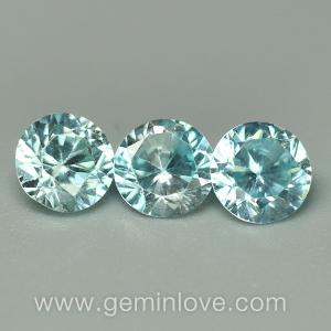Blue Zircon พลอยเพทาย สีน้ำเงิน สีฟ้าเข้ม อัญมณีสีขาว แก้ชง ดูดวง เสริมดวง jewelry เครื่องประดับพลอยแท้ พลอยเสริมดวง ราศีธนู เพชร พลอยแท้ พลอยธรรมชาติ