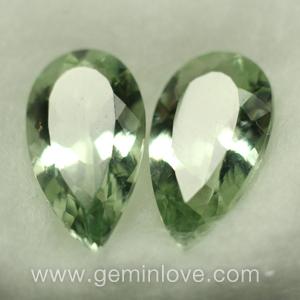 Green Amethyst Natural Gemstone พลอยอะเมทิสต์สีเขียวอ่อน พลอยดิบ g1-739