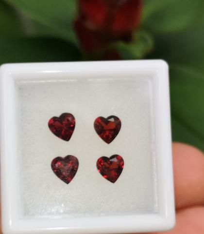 garnet พลอยโกเมน สีแดง พลอยแท้ ราศีมกราคม การ์เน็ต แหวน วัดท่าซุง หลวงพ่อฤษีลิงดำ สมเด็จองค์ปฐม สร้อย แก้ชง ดูดวง เสริมดวง ราศีมกรา g1-595-8 garnet พลอยโกเมน