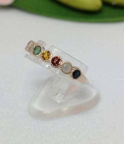 แหวนพลอยนพเก้า เพชร เพทาย ไพลิน ทับทิม มรกต บุษราคัม โกเมน มุกดาหาร ไพฑูรย์ พลอยเสริมดวง ดูดวง แก้ชง เสริมราศี เสริมธาตุ พลอยแท้