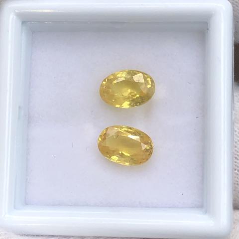yellow sapphire พลอยทำต่างหู บุษราคัมน้ำเพชร บุษย์บางกะจะ พลอยจันทบุรี พลอยแท้มีใบเซอร์  เสริมดวง ดูดวง แก้ชง แหวน พลอยแท้ บุษย์น้ำเพชร พลอยดิบ geminlove