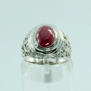 red ruby พลอยทับทิม พลอยแดง  พลอยทับทิมพม่า วันเกิด ดูดวง แก้ชง อัญมณี ราศีกรกฏ เสริมดวง ต่างหู  ทับทิมสยาม