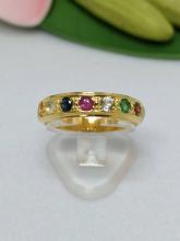 แหวนพลอยนพเก้า เพชร เพทาย ไพลิน ทับทิม มรกต บุษราคัม โกเมน มุกดาหาร ไพฑูรย์ พลอยเสริมดวง ดูดวง แก้ชง เสริมราศี เสริมธาตุ พลอยแท้