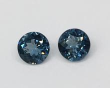 London Blue Topaz สีน้ำเงิน อัญมณี วันศุกร์ พลอย เสริมราศี วันเกิด เสริมดวง ดูดวง ต่างหู บลูโทแพส โทพาส หัวแหวน จึ้ พลอยไพลิน ring earring bracelet