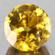 gemstone: บุษราคัม-Yellow Sapphire size: 5.2x5.2 carat: 0.80Ct.