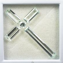 กางเขนพลอยอะความารีน gemstone: อะคัวมารีน-Aquamarine size: g1-413-25 carat: 5.08Ct.