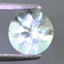 พลอยอะความารีน ทรงกลม 6 มิล gemstone: อะคัวมารีน-Aquamarine size: 6.0x6.0 carat: 0.70Ct.