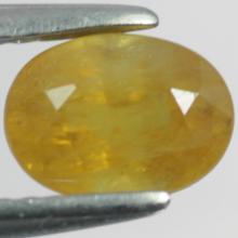 yellow sapphire พลอยบุษราคัม g1-559-14