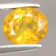 yellow sapphire พลอยบุษราคัม g1-559-76