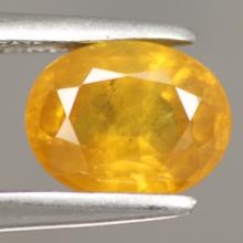 yellow sapphire พลอยบุษราคัม g1-559-87
