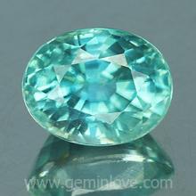 g1-594-11 Blue zircon พลอยเพทาย