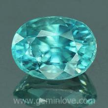 g1-594-13 Blue Zircon พลอยเพทาย