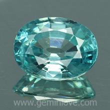 g1-594-18 Blue zircon พลอยเพทาย