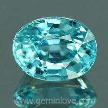 g1-594-27 Blue Zircon พลอยเพทาย