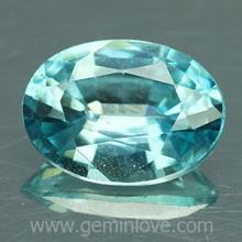 g1-594-30 Blue Zircon พลอยเพทาย
