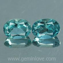 g1-594-35 Blue Zircon พลอยเพทาย