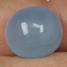 Blue Agate 13.34 ct. gemstone: โมรา-Agate size: 15.4x13.9x8.3 carat: 13.34Ct.