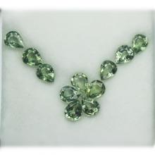 g1-620-5 green sapphire พลอยเขียวส่อง