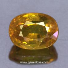 yellow sapphire พลอยบุษราคัม g1-723-4