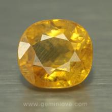 yellow sapphire พลอยบุษราคัม g1-724-1 yellow sapphire พลอยบุษราคัม g1-724-1