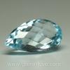 Blue Topaz พลอยบลูโทพาส พลอยสีฟ้า ต่างหู เสริมดวงวันศุกร์ เสริมราศีกันย์ พลอยดิบ พลอยแท้ มีใบเซอร์ฯ